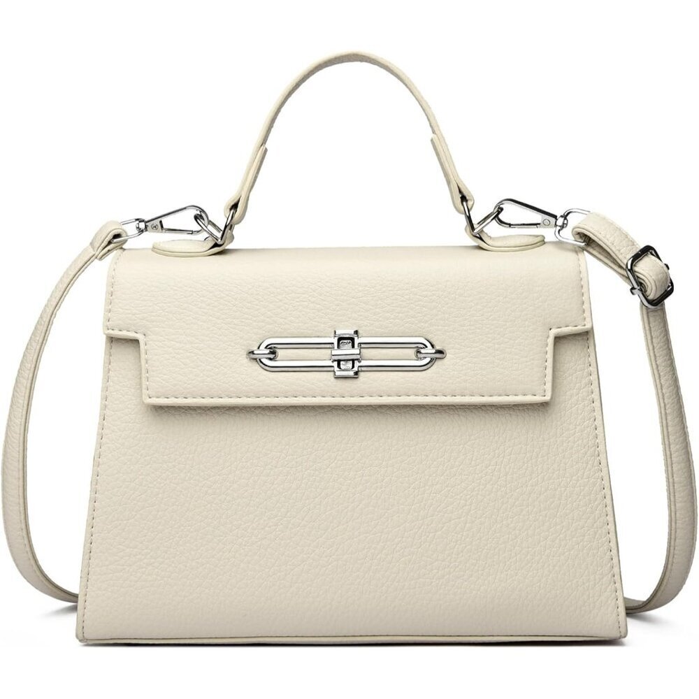 Women Leather Crossbody Bag Medium Satchel Clutch Travel Purse Shoulder Handbag